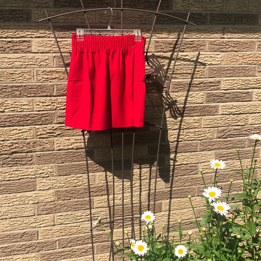 J Crew Factory Sidewalk skirt, red